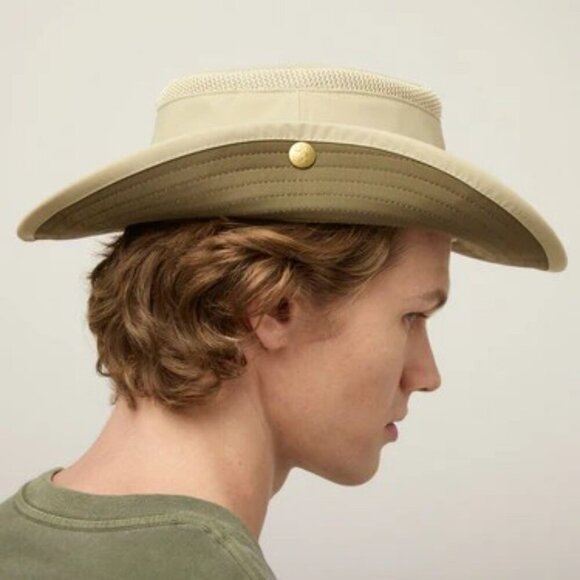TILLEY LTM3 Khaki/Olive Airflo Classic Sun Hat Size 7 1/8TH - Picture 4 of 16